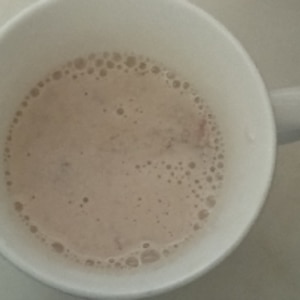 茶葉でいれる濃いめの、ほうじ茶ラテ